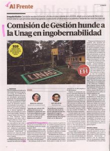 Comisión de Gestión hunde a la Unag en ingobernabilidad
