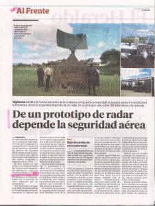 De un prototipo de radar depende la seguridad aérea