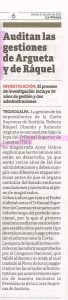 Auditan las gestiones de Argueta y de Ráquel