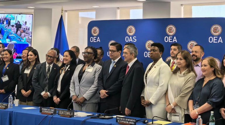 Magistrado Montes en reunión del Comité de Expertos del MESICIC