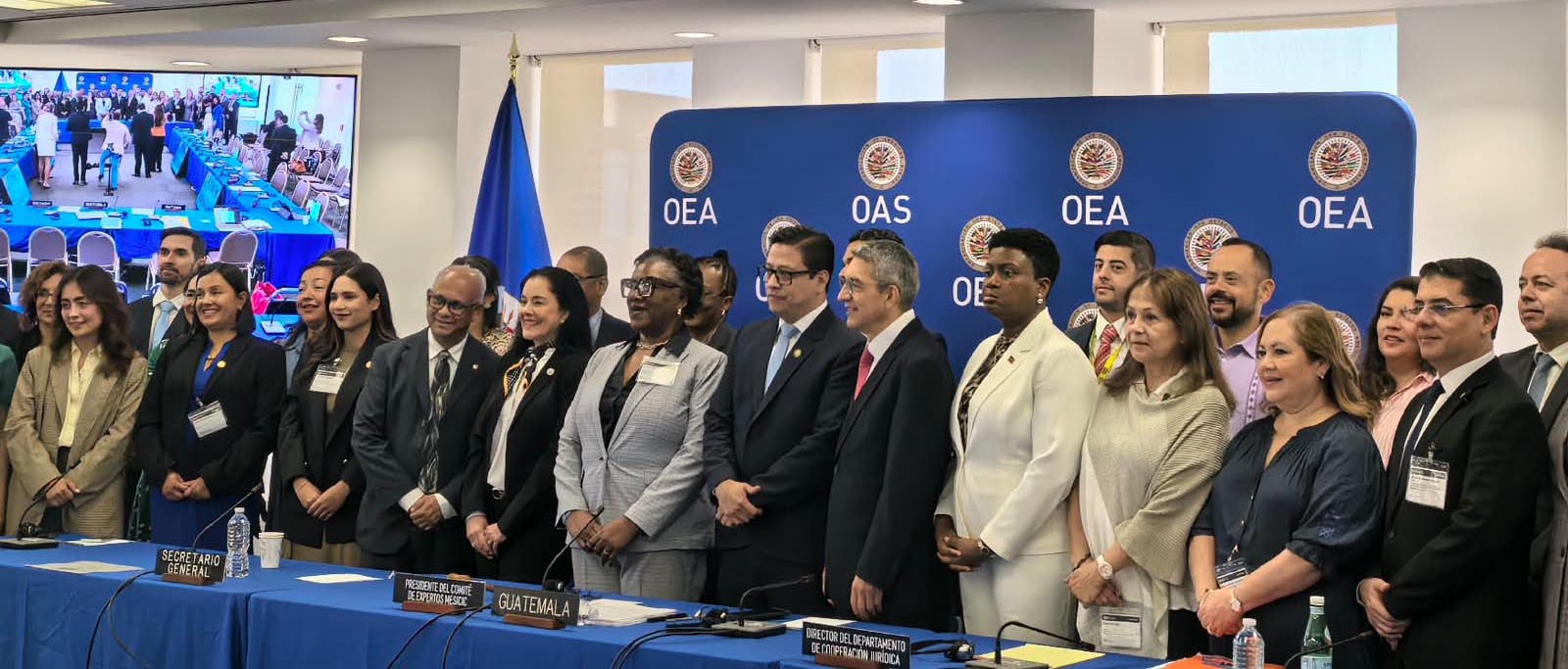 Magistrado Montes en reunión del Comité de Expertos del MESICIC