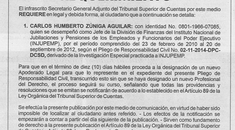 Requerimiento TSC