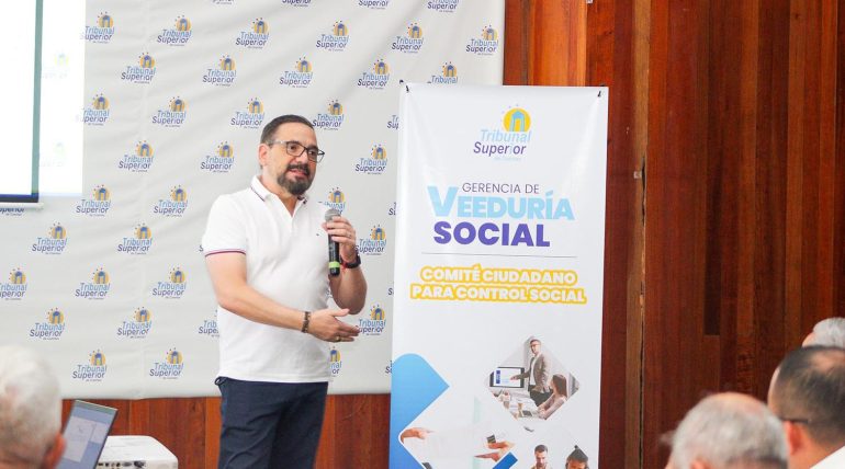 Reunión Gerencia de Veeduría Social - Magistrado Medina