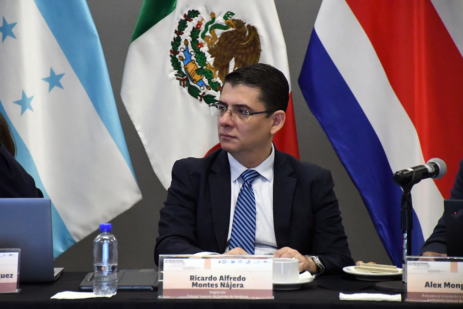 Magistrado Ricardo Montes, en reunión GSAI