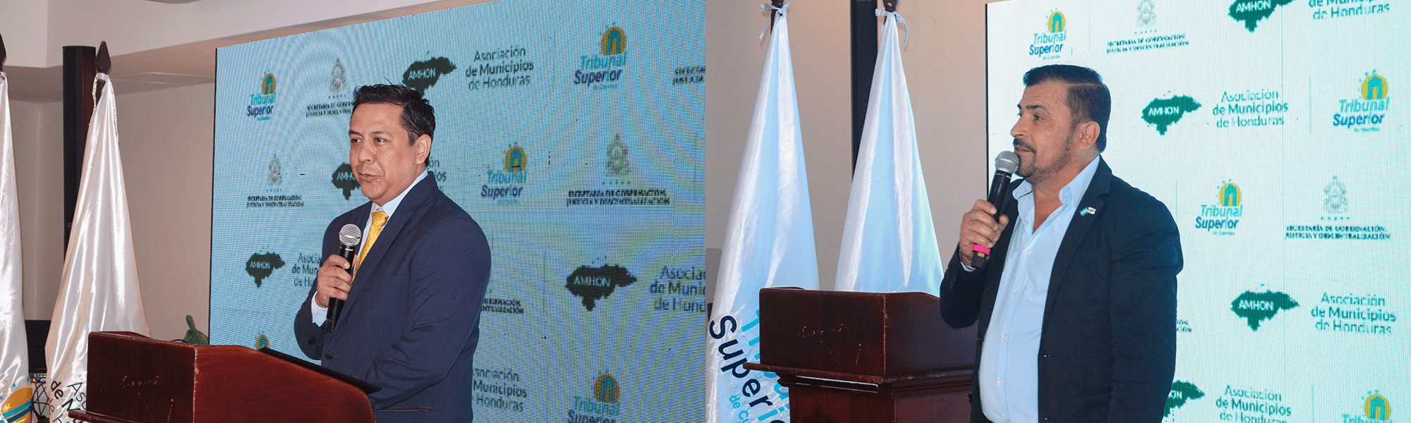 Representantes de la Secretaría de Gobernación, Justicia y Descentralización